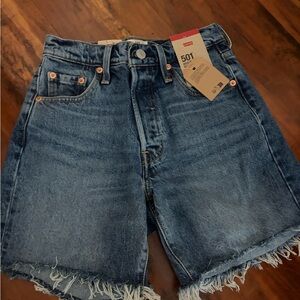 women’s levi’s 501 nwt jorts size 23